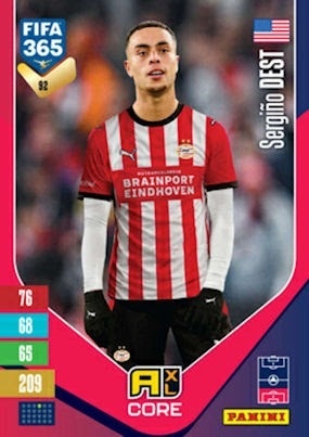 92 Sergiño Dest PSV Eindhoven Base FIFA 365 2027
