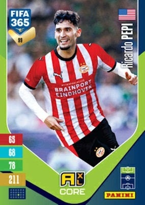99 Ricardo Pepi PSV Eindhoven Base FIFA 365 2027