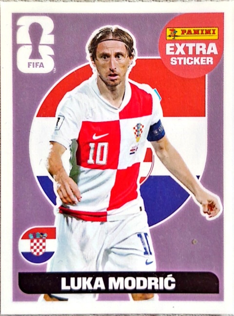 LMO Luka Modrić Croatia Extra / Base Naklejki FIFA World Cup 2026 Panini