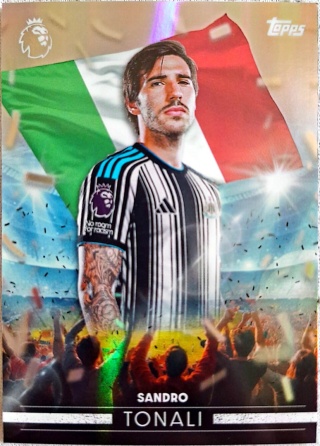 FF21 Sandro Tonali Newcastle United Flying the Flag Topps Premier League 2026/27