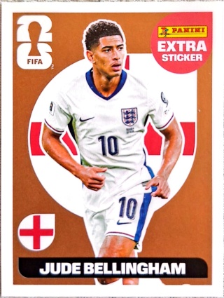JB Jude Bellingham England Extra / Base Naklejki FIFA World Cup 2026 Panini