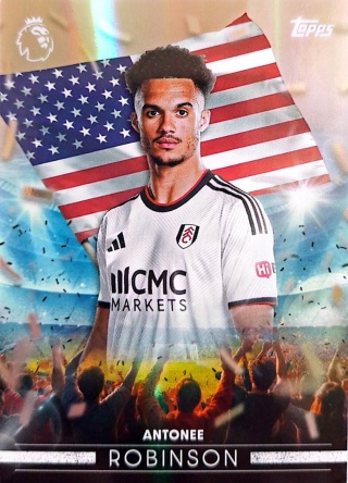 FF14 Antonee Robinson Fulham Flying the Flag Topps Premier League 2026/27