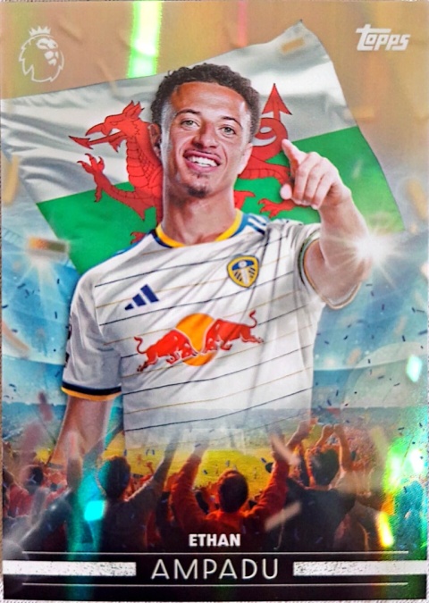 FF15 Ethan Ampadu Leeds United Flying the Flag Topps Premier League 2026/27