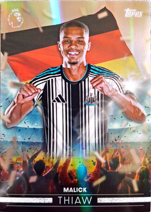 FF20 Mallick Thiaw Newcastle United Flying the Flag Topps Premier League 2026/27