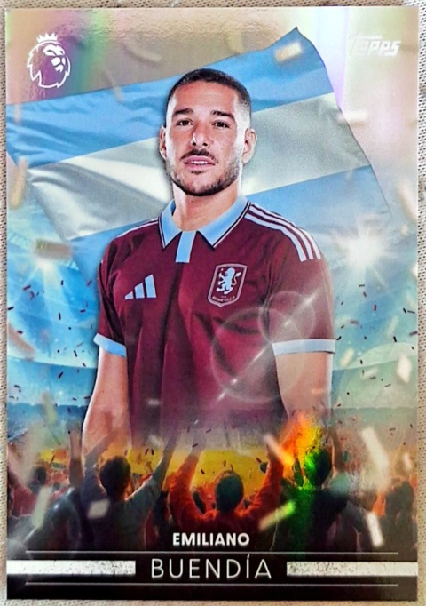 FF4 Emilliano Buendía Aston Villa Flying the Flag Topps Premier League 2026/27