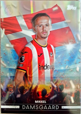 FF6 Mikkel Damsgaard Brentford Flying the Flag Topps Premier League 2026/27