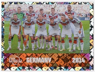 FWC18 Germany 2014 FIFA World Cup History foil Naklejki FIFA World Cup 2026 Panini