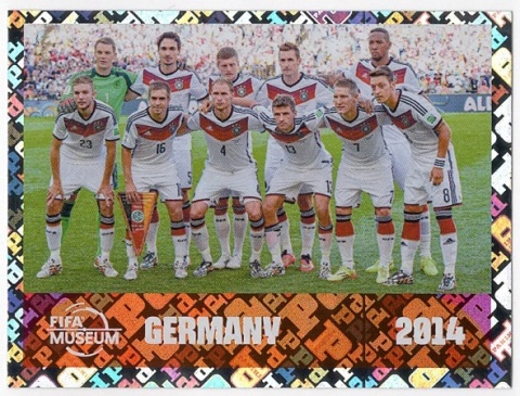 FWC18 Germany 2014 FIFA World Cup History foil Naklejki FIFA World Cup 2026 Panini
