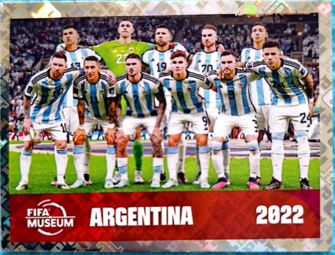 FWC19 Argentina 2022 FIFA World Cup History foil Naklejki FIFA World Cup 2026 Panini