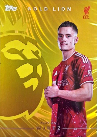 GL11 Florian Wirtz Liverpool Gold Lion Topps Premier League 2026/27