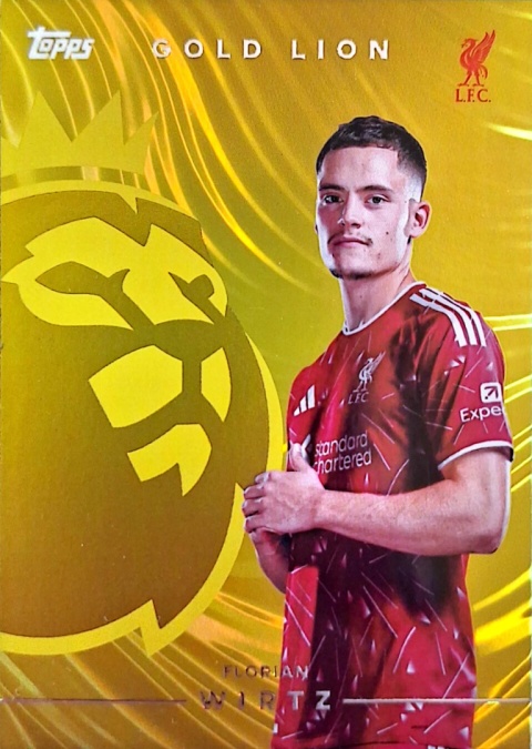 GL11 Florian Wirtz Liverpool Gold Lion Topps Premier League 2026/27