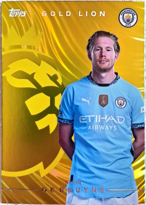 GL12 Kevin De Bruyne Manchester City Gold Lion Topps Premier League 2026/27