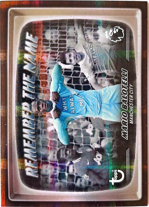 RTN3 Marlo Balotelli Manchester City Remember the Name Topps Premier League 2026/27