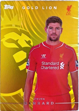 GL10 Steven Gerrard Liverpool Gold Lion Topps Premier League 2026/27