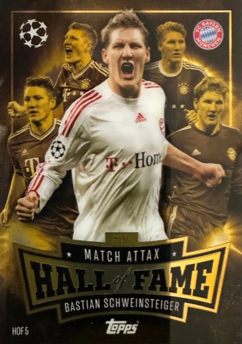 HOF5 Bastian Schweinsteiger FC Bayern Match Attax Hall of Fame Match Attax 2025/26