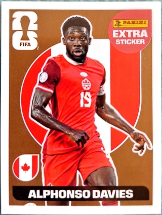AD Alphonso Davies Canada Extra / Base Naklejki FIFA World Cup 2026 Panini