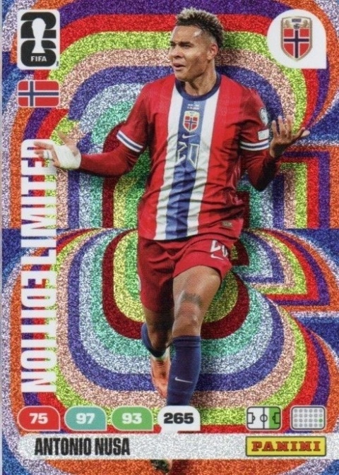 LE-AN Antonio Nusa Norway Limited Edition Panini FIFA World Cup 2026