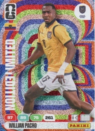 LE-WP Willian Pacho Ecuador Limited Edition Panini FIFA World Cup 2026