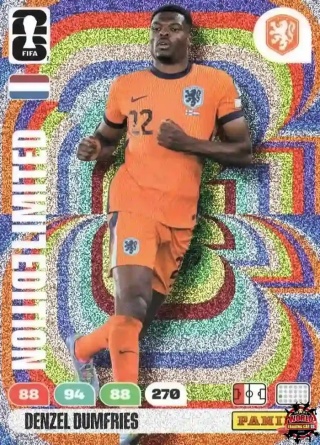 LE-DDU	Denzel Dumfries Netherlands Limited Edition Panini FIFA World Cup 2026