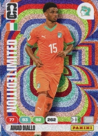 LE-ADI Amad Diallo Ivory Coast Limited Edition Panini FIFA World Cup 2026