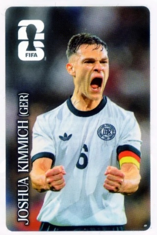 Joshua Kimmich Niemcy Coca-Cola Naklejki FIFA World Cup 2026 Panini