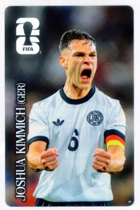 Joshua Kimmich Niemcy Coca-Cola Naklejki FIFA World Cup 2026 Panini
