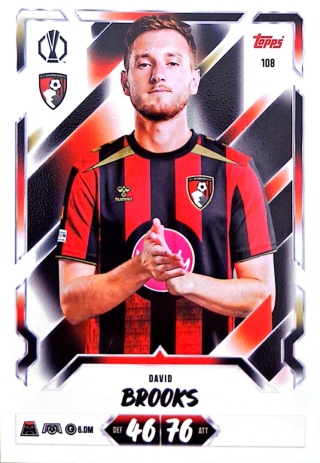 108 David Brooks Bournemouth Base Match Attax 2026/27
