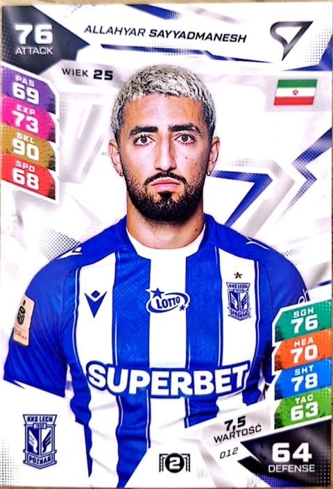 12 Allahyar Sayyadmanesh Lech Poznań Sportzoo Duel PKO BP Ekstraklasa 2026/27