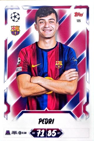 125 Pedri FC Barcelona Base Match Attax 2026/27