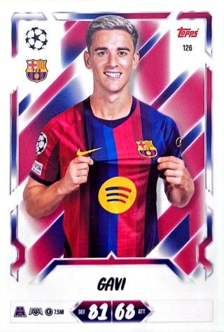 126 Gavi FC Barcelona Base Match Attax 2026/27