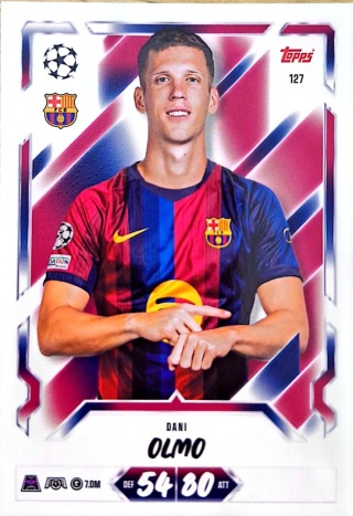 127 Dani Olmo FC Barcelona Base Match Attax 2026/27