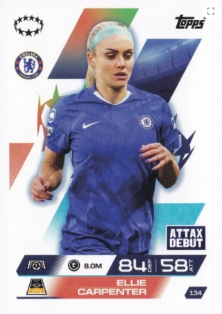 134 Carpenter Chelsea UEFA Women's Match Attax Extra 2025/26