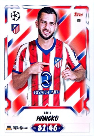 175 David Hancko Atletico Madryt Base Match Attax 2026/27