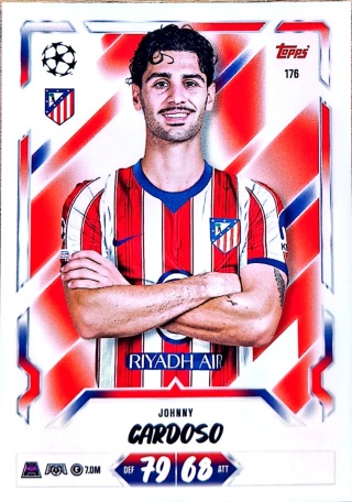 176 Johnny Cardoso Atletico Madryt Base Match Attax 2026/27
