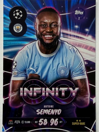 2 Antoine Semenyo Manchester City Infinity Match Attax 2026/27