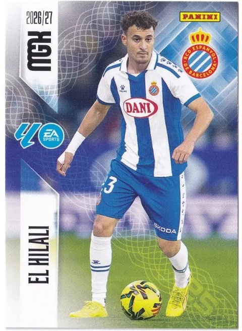 166 El Hilali RCD Espanyol Base card La Liga Megacrack 2026/27