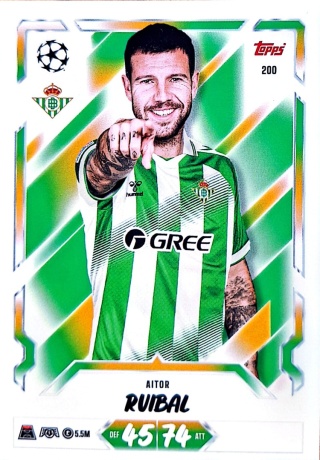 200 Aitor Ruibal Real Betis Base Match Attax 2026/27