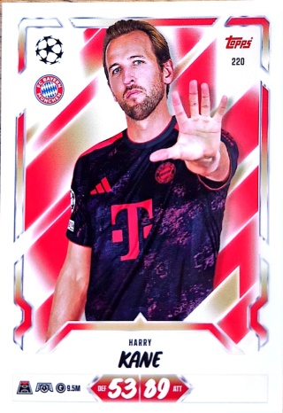 220 Harry Kane FC Bayern Base Match Attax 2026/27