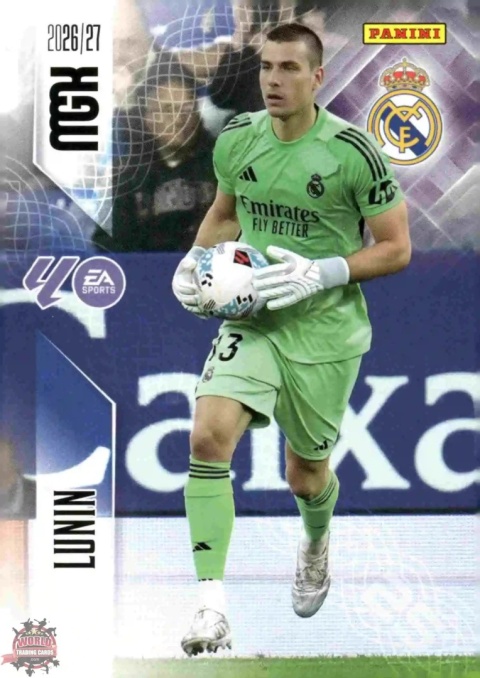 219 Lunin Real Madryt Base card La Liga Megacrack 2026/27