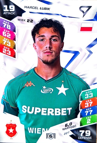 227 Marcel Łubik Wisła Kraków Sportzoo Duel PKO BP Ekstraklasa 2026/27