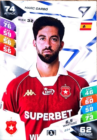 234 Marc Carbó Wisła Kraków Sportzoo Duel PKO BP Ekstraklasa 2026/27
