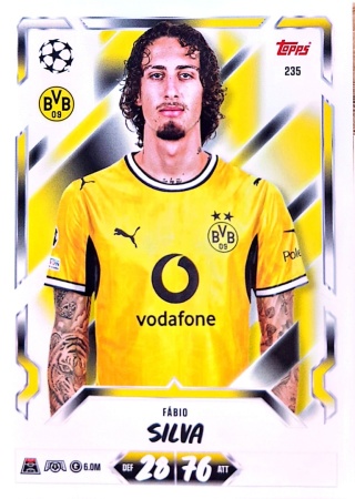 235 Fabio Silva Borussia Dortmund Base Match Attax 2026/27