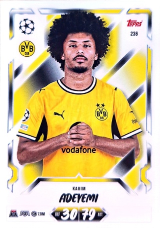 236 Karim Adeyemi Borussia Dortmund Base Match Attax 2026/27