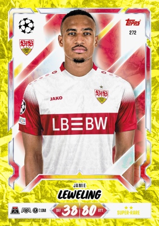 272 Jamie Leweling VfB Stuttgart Base Match Attax 2026/27