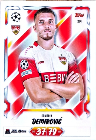 274 Ermedin Demirović VfB Stuttgart Base Match Attax 2026/27