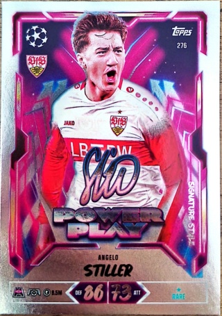 276 Angelo Stiller VfB Stuttgart Power Play Signature Style Match Attax 2026/27