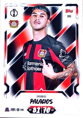 285 Exequiel Palacios Leverkusen Base Match Attax 2026/27