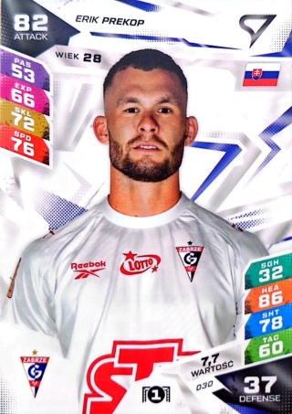 30 Erik Prekop Górnik Zabrze Sportzoo Duel PKO BP Ekstraklasa 2026/27