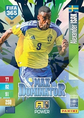 297 Alexander Isak Sweden Max Dominator FIFA 365 2027