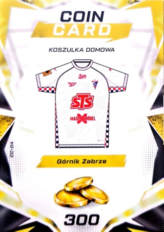 CC-04 Coin Card Koszulka Domowa Górnik Zabrze Sportzoo Duel PKO BP Ekstraklasa 2026/27